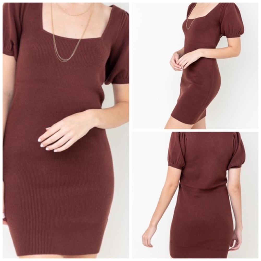 NWT French Connection- Babsoft Puff women’s dress in white-Size M